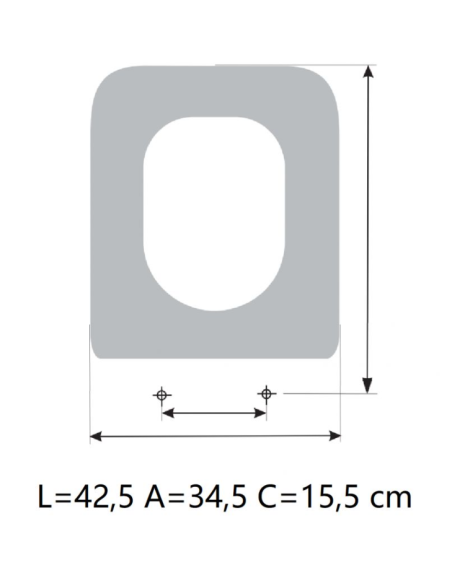 Abattant WC UNISAN LOOK