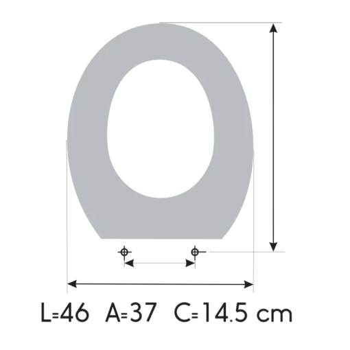 Sedile copriwater KERAX LOTO