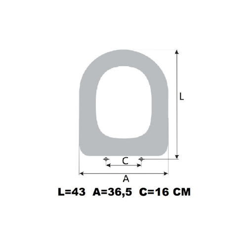 SELLES MARLY 1 toilet seat