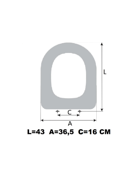 SELLES MARLY 1 toilet seat
