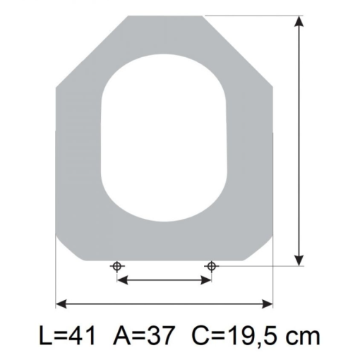 VILLEROY BOCH OPERA toilet seat