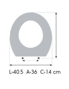 Sedile WC SFA-SANITRIT SANICOMPACT C43