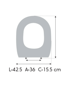 Assento sanitário SFA-SANITRIT SANICOMPACT ELITE