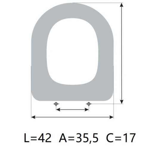 Assento sanitário ALLIA SCARLET