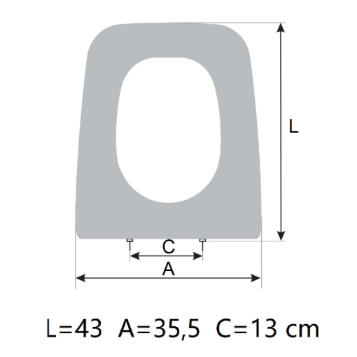 SELLES SHANGA toilet seat