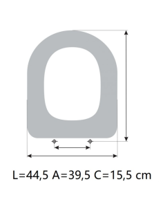 Toilet seat IDEAL STANDARD TIZIO