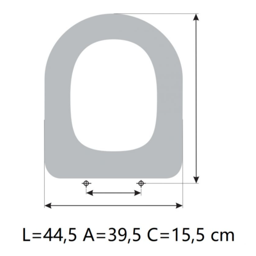 Sedile WC IDEAL STANDARD TIZIO