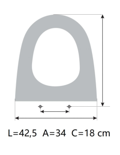 VALADARES TWO/TWO SUSPENDIDO toilet seat