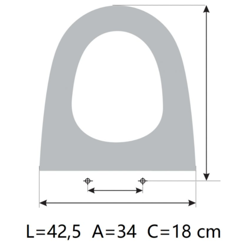 Sedile WC VALADARES TWO/TWO SUSPENDIDO