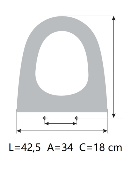 Abattant WC VALADARES TWO/TWO SUSPENDIDO