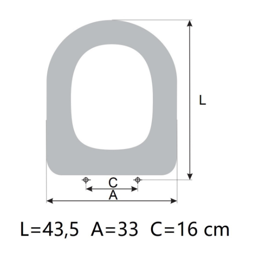 PORCHER VENETO toilet seat