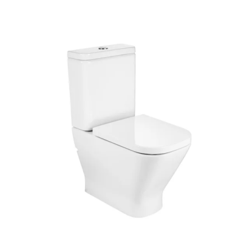 Tapa wc y asiento ORIGINAL Para Inodoro THE GAP SQUARE COMPACTO CAIDA AMORTIGUADA ROCA