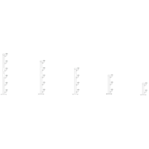 BATERIA DE CONTADORES DE PPR VERSIÓN COLUMNA CON BRIDAS