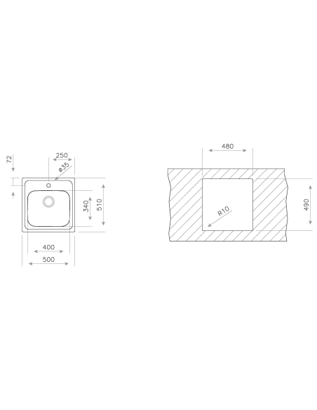 FREGADERO TEKA ELINE 1C