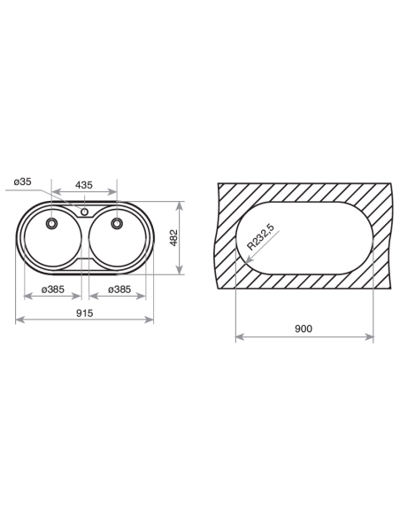 FREGADERO TEKA DUETTA 2C