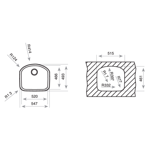 Fregadero TEKA BE 52 46 D