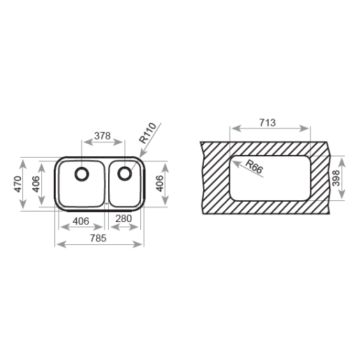 FREGADERO TEKA BE 2C 785
