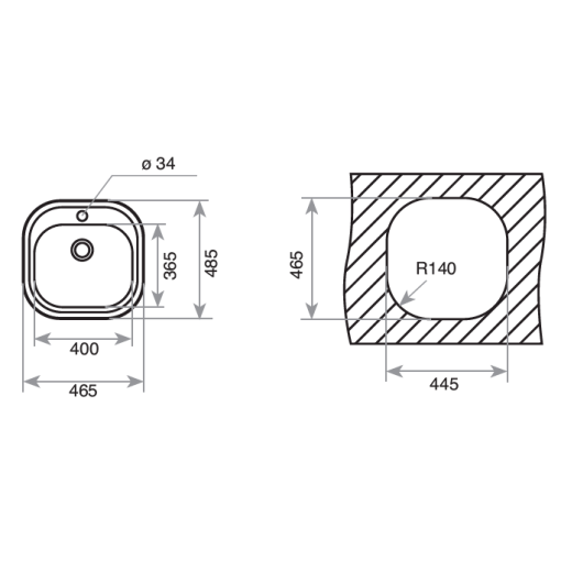 FREGADERO TEKA STYLO 1C
