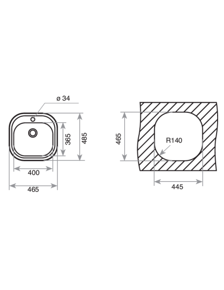 FREGADERO TEKA STYLO 1C