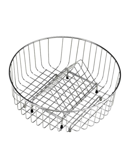 CESTA VARILLA REDONDA Ø370 x 145 INOX TEKA