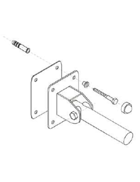 ASIENTO DE DUCHA ABATIBLE EN ACERO
