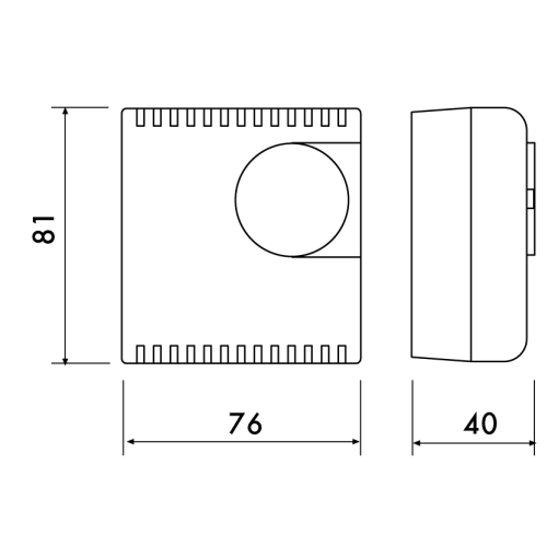 TERMOSTATO AMBIENTE TEG 131 CON LUZ