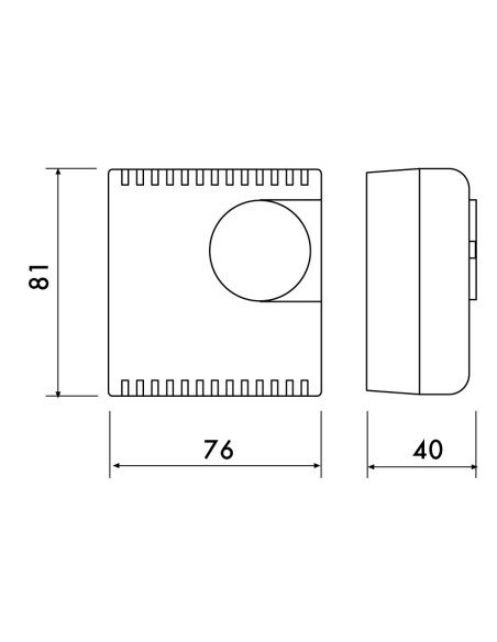 TERMOSTATO AMBIENTE TEG 131 CON LUZ
