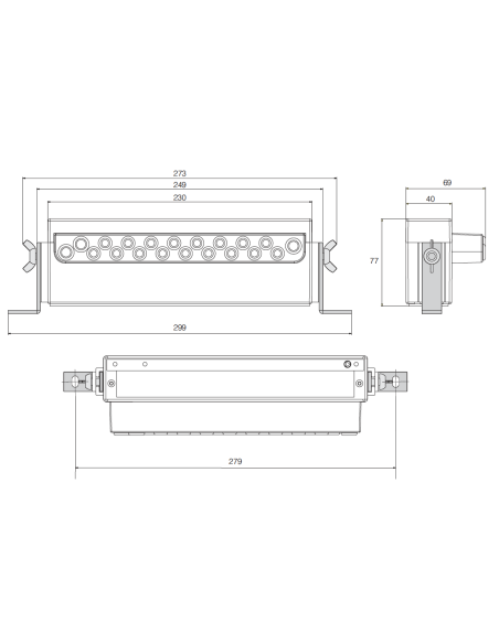 BARRA DE CONEXIONES PARA 4 ZONAS