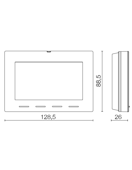 CRONOTERMOSTATO SEMANAL 230V "VISION"