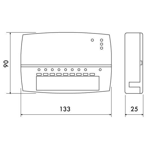 CENTRALITA PARA CONTROL ZONAS