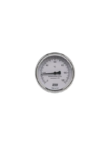 TERMÓMETRO BIMETALICO CONEXIÓN POSTERIOR DN80