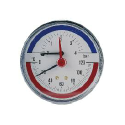Termomanómetro De Conexión Posterior DN80