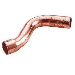 Long sweep bend Deviation M-F (Brigde) Copper