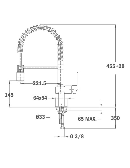 GRIFO DE COCINA MY COMPACT CROMO