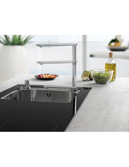 GRIFO DE COCINA BAJO VENTANA FO 985 CROMO