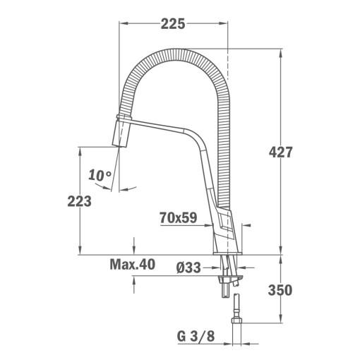 GRIFO DE COCINA IC 939