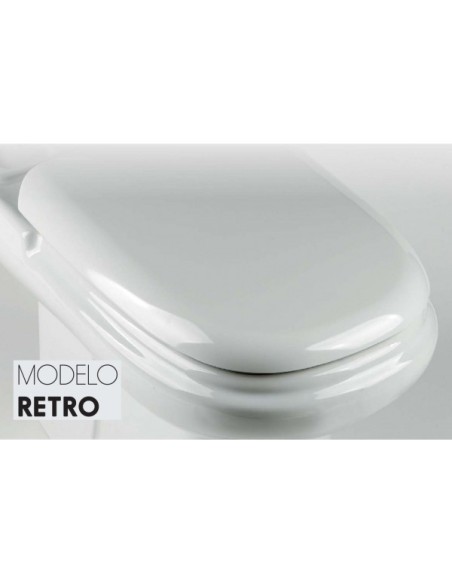 TAPA WC UNIVERSAL RETRO BLANCA