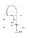 GRIFO MONOMANDO DE COCINA FO 939 TEKA