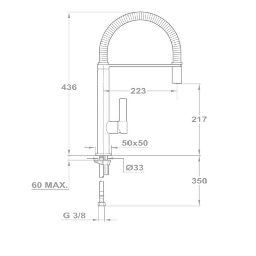 GRIFO DE COCINA FO 939