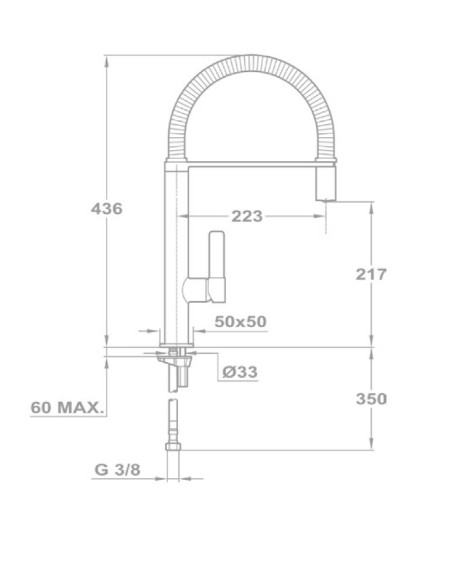 GRIFO DE COCINA FO 939