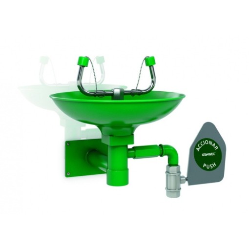 Lavagem dos olhos para a parede GENWEC