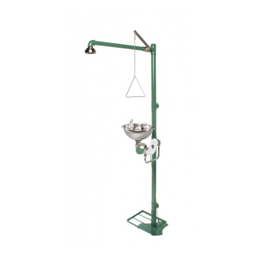 DUCHA Y LAVAOJOS TRIPLE MANDO GENWEC