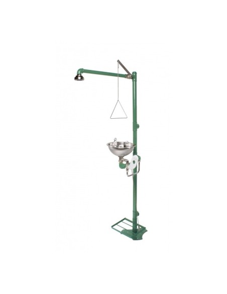 DUCHA Y LAVAOJOS TRIPLE MANDO GENWEC