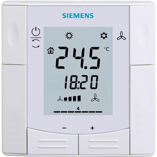 Termostato Siemens RAA40UW con montaje en pared