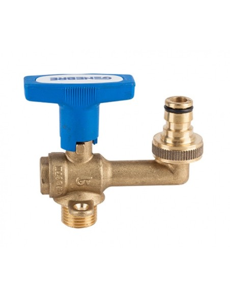 Válvula De Esfera Con Boca De Riego Vertical