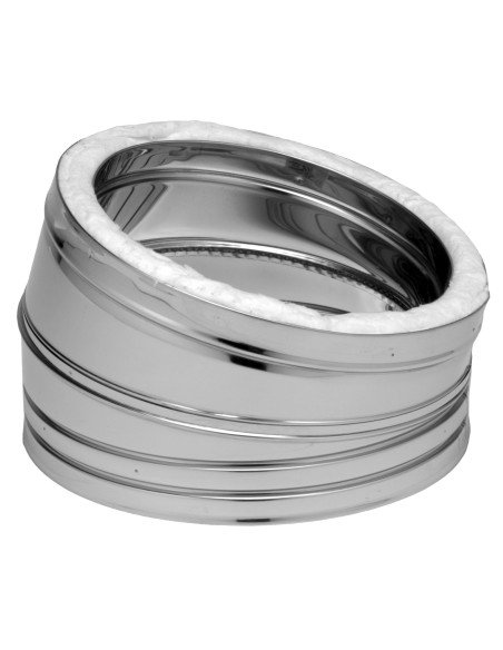 CODO DE 15º  DOBLE PARED DINAK