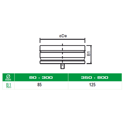COLECTOR DE HOLLIN CON DESAGÜE 316L DOBLE PARED DINAK