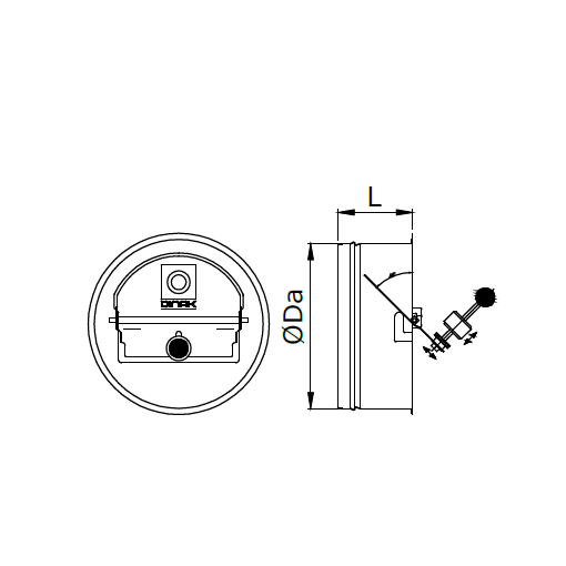 ESTABILIZADOR TIRO  DOBLE PARED DINAK