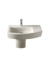 Lavabo Asimetrico Para Semipedestal O Sobre Encimera HALL ROCA
