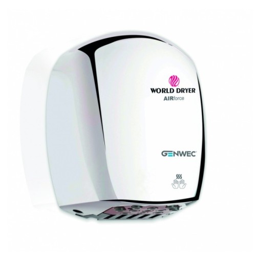 Asciugamani automatico AIRFORCE alluminio EPOXI GENWEC